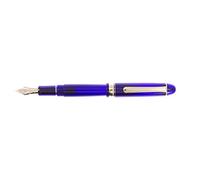 PLATINUM Pluma estilográfica japonesa Century/Blue - #3776 / Pluma: Music nib/PNBM-20000#51//Hecho a mano/Pluma de oro de 14 quilates/con caja de regalo/pluma estilográfica