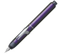 PLATINUM - Pluma estilográfica retráctil Curidas Stones PKN-9000, limitada a 1000 bolígrafos (iolita violeta orgánica, punta mediana)