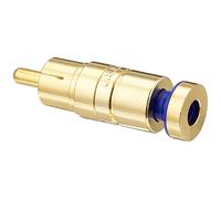 Platinum Tools 18275RCA RGB Compression23AWG, chapado en oro, paquete de 25