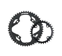 Corona FSA Road 48T 11V, BCD 110mm, 4 Agujeros, Aluminio Negro Fsa