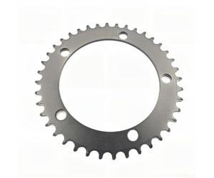 Plato 40T 130BCD de aleación ancha estrecha engrosada para motor de accionamiento 11/12 velocidades E-Bike Crankset Silver+