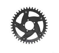 Plato 40T para Bafang para motor de accionamiento central G320, patrón de pernos 130BCD, material de acero con diseño de dientes negativos positivos para uso en bicicleta eléctrica