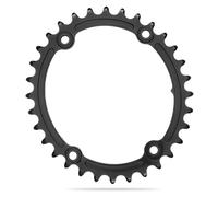 Plato ABSOLUTE Black Carretera Ovalado ROADGRAVEL 110X4 BCD BI-Plato Dura Ace & ULTEGRA 9100/8000/9000/6800 Black 32T Tornillos INCLUIDOS