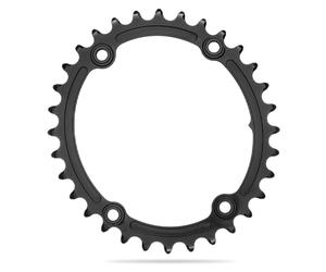 Plato ABSOLUTE Black Carretera Ovalado ROADGRAVEL 110X4 BCD BI-Plato Dura Ace & ULTEGRA 9100/8000/9000/6800 Black 32T Tornillos INCLUIDOS
