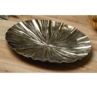 PLATO ALUMINIO ENVEJECIDO ORO 22D 22dx2 cms