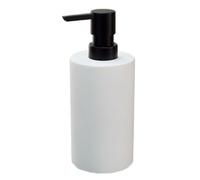 Plato Botella de jabón Manos Cemento Estilo nórdico WABI-sabi for encimeras, rellenable a presión Artículos de baño(White)