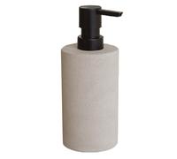 Plato Botella de jabón Manos Cemento Estilo nórdico WABI-sabi for encimeras, rellenable a presión Artículos de baño(Chalky)