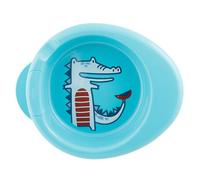 Plato calefactor Chicco 2 en 1 para comidas +6 meses Azul