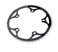 Plato carretera 5 brazos d.130 dientes 51 exterior negro aluminio 7075 tipo Shim