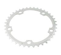 Plato carretera 5 brazos d.130 dientes alize triple 39 dientes medio plata alumi