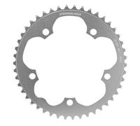 Plato carretera 5 brazos d.130 Stronglight Dural 46 dientes plata tipo Shimano 8