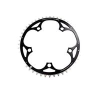 Plato carretera 5 brazos d.130 ta alize 48 dientes exterior negro aluminio 7075