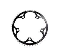 Plato carretera 5 brazos d.130 ta alize 48 dientes exterior negro aluminio 7075