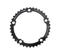 Plato carretera 5 brazos d.130 ta alize triple 38 dientes medio negro aluminio 7
