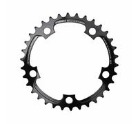 Plato carretera 5 brazos d.74 dientes zelito 26 triple interior negro aluminio 7