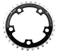 Plato Compact 34 negro, Ø 94 central T.A.