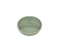 Suavinex Colour Essence Plato de Silicona con Divisiones y Ventosa Verde +6m