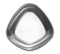 Plato coreano de acero inoxidable 304 para servir salsa barbacoa para condimentos, salsas y condimentos en varios entornos (cuadrilátero)