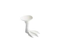 Plato creativo de cerámica Dim Sum con base alta, plato de postre y Sushi for restaurante, vajilla de cocina Molecular(A 2 pieces)