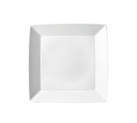 Plato Cuadrado Plano Thomas Loft Blanco 19 Cm