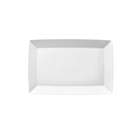 Plato Cuadrado Thomas Loft Blanco / Plato Blanco Trend Asia 18,5x13,5 cm