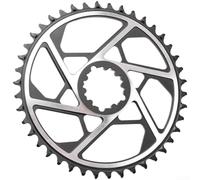Plato de 3 pernos estrechos y anchos para rueda de cadena de aluminio CNC para manivelas, perfil de diente anticaída, montaña ligera para engranajes de bicicleta, pieza de repuesto todoterreno, (42T)