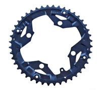 Plato de 44 dientes BCD104mm de acero inoxidable para bicicleta de 7 velocidades, 8 velocidades, 9 velocidades, con 4 pernos, montaje en 44 32 22T