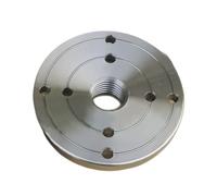 Plato de acero for torno de madera, plato con brida roscada, accesorios for torneado de madera (1 unidad)(4inchesxM33x3.5)