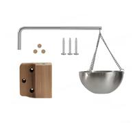 Plato de acero inoxidable para sauna, cuenco de aromaterapia para aceites esenciales, accesorios de sauna para sala de vapor, difusor de aroma de sauna