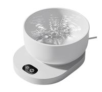 Plato de agua calentado para gatos - cuenco calentado para mascotas, Cuencos de cerámica para gatos calentados con control 5,51x4,33x2,95 pulgad | Bebedor calentado de la agua caliente 35°C del animal