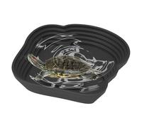 Plato de Agua de Tortuga, tazón de Agua de Reptiles | Tazón de Comida de Reptil con rampa para Tortuga, de Tortuga, Plato de alimentación de Ranas, Adorno de Acuario para Tortugas, Ranas con