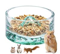 Plato De Agua para Animales Pequeños, 45 Ml, Antideslizante, Transparente con Temática De Iceberg, Hámster, Accesorio Juguetón A La Hora De Comer para Cotorras, Gorriones, Pinzones