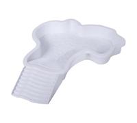 Plato de agua para reptiles, 35 x 28,5 x 4,3 cm, plato de agua de tortuga, plato grande de simulación de tortuga, plato de agua de tortuga, lagartos hábitat para hámster, escorpión, sin manguera