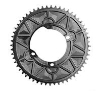 Plato de aleación de aluminio BCD110mm 4 pernos, perfil estrecho de dientes anchos, para carretera de una sola velocidad mecanizada CNC para pieza de bicicleta, diseño anticaída compatible con R7000
