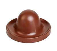 Plato de alimentación de reptiles | PP, 4.7in X 0.9in, Brown Red | Anti-Tip Bowl For Turtles, Lagartos, ranas, cangrejos, camaleones | Prevenir derrames y mantiene el terrario para propietarios