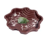 Plato De Alimentación De Tortugas - Gran Bañera De Reptiles Con Rampa | Tazón De Alimentación De Tortuga Para Lagartos | Plato De Alimentación De Tortugas Para El Cuidado Del Hábitat | Ideal Para