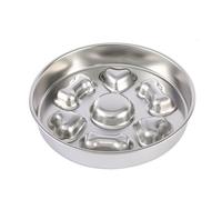 Plato De Alimentación Para Perros - Cuenco Lento De Metal, Placa De Alimentación De Acero Inoxidable | Alimentos Antiinflamables, Cuenco De Cachorros No Slip, Herramienta De Dieta Para A