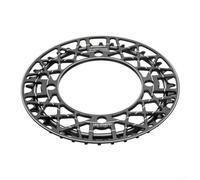 Plato de aluminio MTB con protector de cadena diseñado para 104 bielas que ofrecen relaciones de engranaje 34T 36T y 38T (38T)