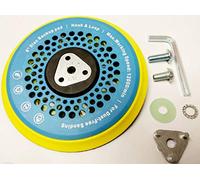 Plato de apoyo de 150 mm de diámetro, plato de lijado 5/16, M8, compatible con Festool, Rupes, Dynabrade, Mirka, Makita