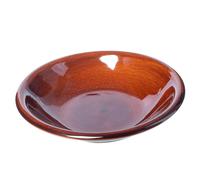 Plato de arcilla KADAX con capa de cerámica, plato de comedor, pequeño