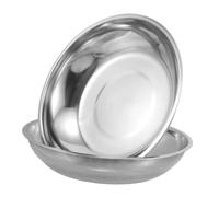 Plato de Báscula Manual Inoxidable 2 Piezas Compatible Básculas Mecánicas Plato de Pesaje Duradero para Cocina y Uso Industrial