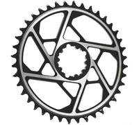 Plato de bicicleta compatible con sistema de 3 pernos Sram de dientes estrechos y anchos CNC de aluminio de 30t a 42t opciones para ciclismo de montaña negro (34T)