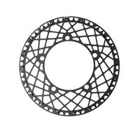 Plato de Bicicleta,Coronas de bicicleta Plato de bicicleta BCD de 130 dientes, corona de 53T, 56T y 58T, plato de bicicleta plegable, rueda dentada, juego de bielas for bicicleta BMX(56T,Black)