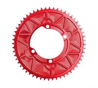 Plato de bicicleta de carretera BCD110mm, diseño cerrado único con 4 pernos, perfil de diente ancho estrecho para una conducción segura (44T)