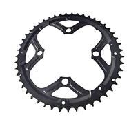 Plato de Bicicleta de Carretera de 7, 8 Velocidades, 48 Dientes, para Diámetro de Círculo de Pernos de 104 Mm, Color Negro.