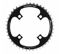 Plato de bicicleta de montaña 4bra d.104 ta chinook triple 42dts exterior negro