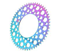 Plato de bicicleta plegable, suave, resistente, anticorrosión, a prueba de desgaste, para bicicleta de carretera y BMX plegable. (Vistosa)