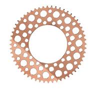 Plato de bicicleta plegable, suave, resistente, anticorrosión, a prueba de desgaste, para bicicleta de carretera y BMX plegable. (Oro rosa)