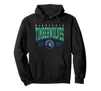 Plato de Calentamiento Oficial de la NBA Minnesota Timberwolves Sudadera con Capucha