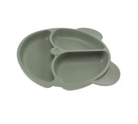 plato de cena para bebe niño comiendo plato necesidades de los niños pequeños utensilios de bebe platos de bebe bandeja de comedor para bebe plato de niño gel de sílice Green VICASKY